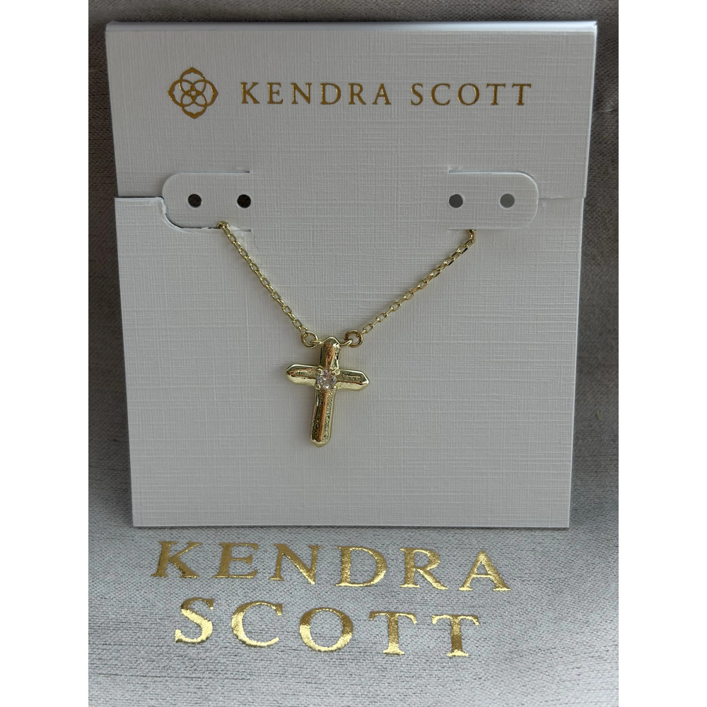 Kendra Scott Gold Cross Necklace